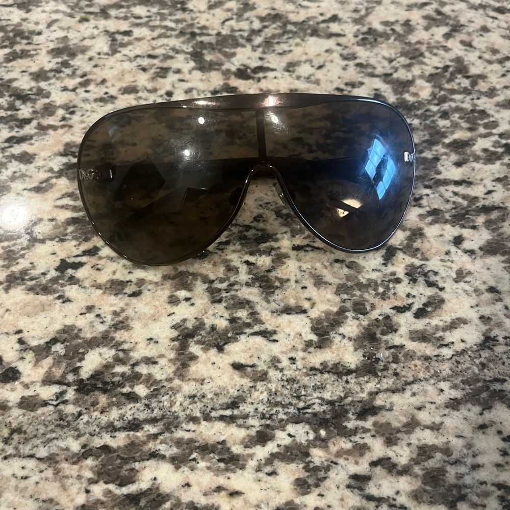 Dolce & Gabbana Black Aviator Sunglasses